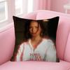 Singer Nina CChuba  Pillow Covers Cartoon Sofa Decorative Home Doublesided Printing Short Plush Cute Cushion Cover