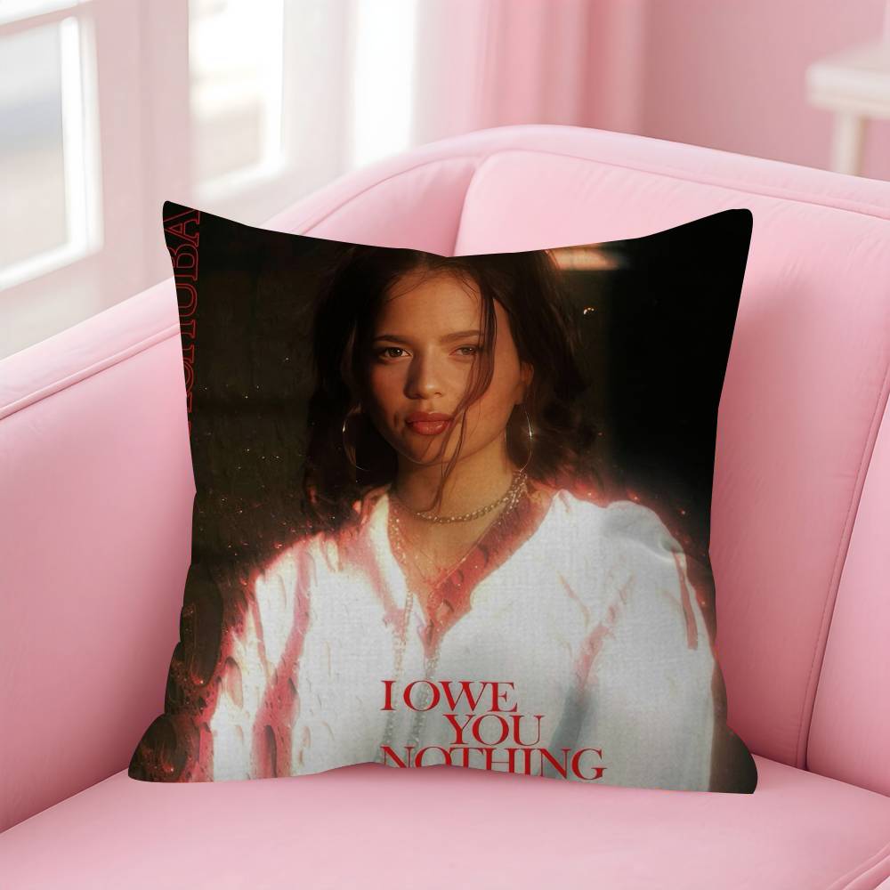 Singer Nina CChuba Pillow Covers Cartoon Sofa Decorative Home Doublesided Printing Short Plush Cute Cushion Cover
