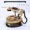 Yi Zhi Lin Ретро Европейский Телефон с Поворотным Диском Музыкальная Шкатулка - Винтажный Домашний Декор Дисплей