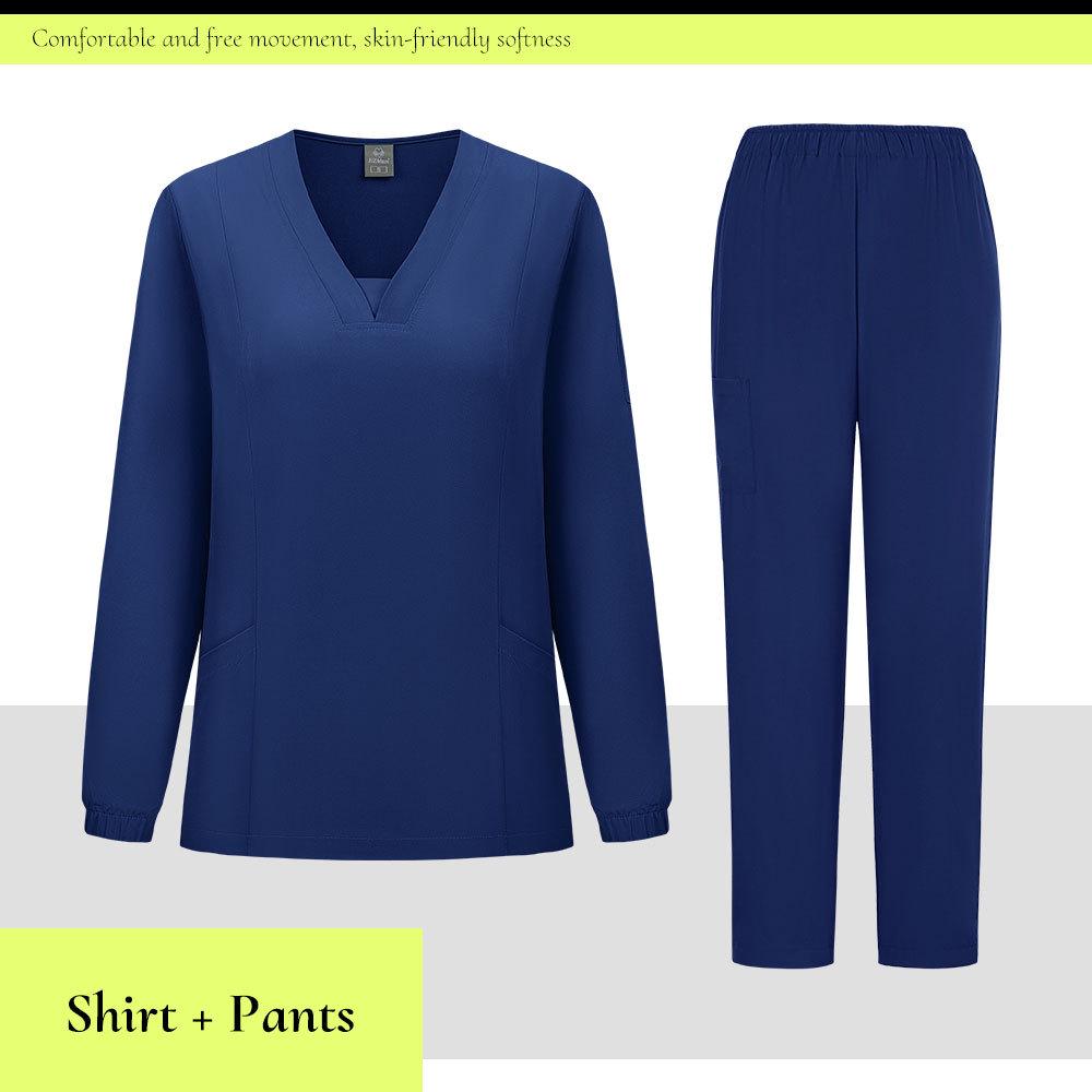 Unisex Breathable Nurse & Spa Beauty Uniform – 7 Colors Available