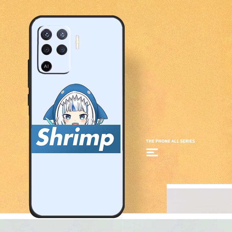 Gawr Gura Hololive Anime Case For Oppo A74 A94 A54 A15 A17 A57 A6 A5 Pro A16 A76 A96 A40 A60 A80 A18 A38 A58 A78 A98