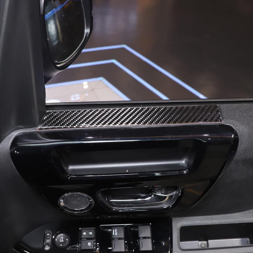 Sauicemy Car Interior Inner Window Car Interior Decorative Trim Car Window Decorative Door Protective Interior Compatible with Honda Set Panel, Panel,