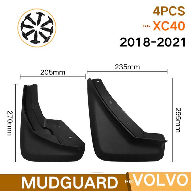 For Volvo XC40 2018 - Set Mudflaps Splash Guards Mudguards Fender Front Rear Car