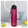 Butelka Na Wodę Bidon Sportowy Matowy Bordowy Fitness Siłownia 750 Ml