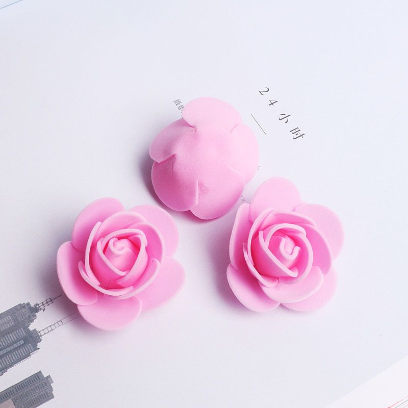 10/50/100 шт. 3 см пенопластовая роза для медведя искусственные цветы Diy подарочная коробка свадебные декоративные рождественские украшения для дома 20 цветов