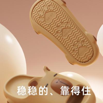 Тапочки мужские летние парные трендовые толстая подошва нескользящие домашние летние для улицы крутые тапочки женские