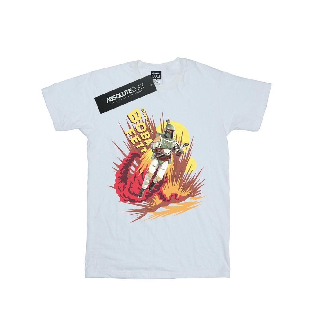 Star Wars Mens Boba Fett Rocket Powered T-Shirt