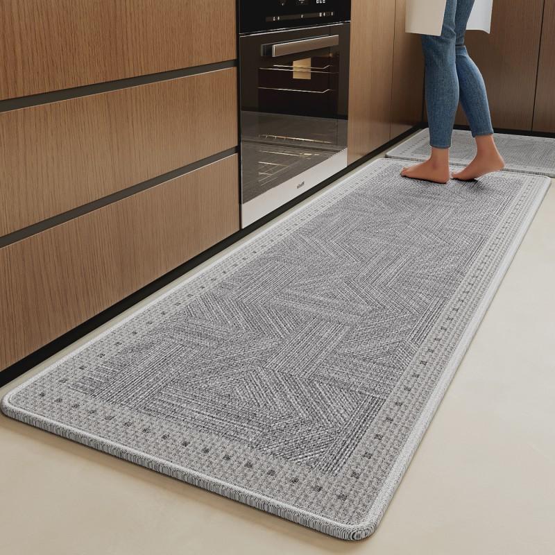 Kitchen Floor Mat Absorbent Oil-proof Non-slip Durable Long Rug Home Entry Doormat Washable