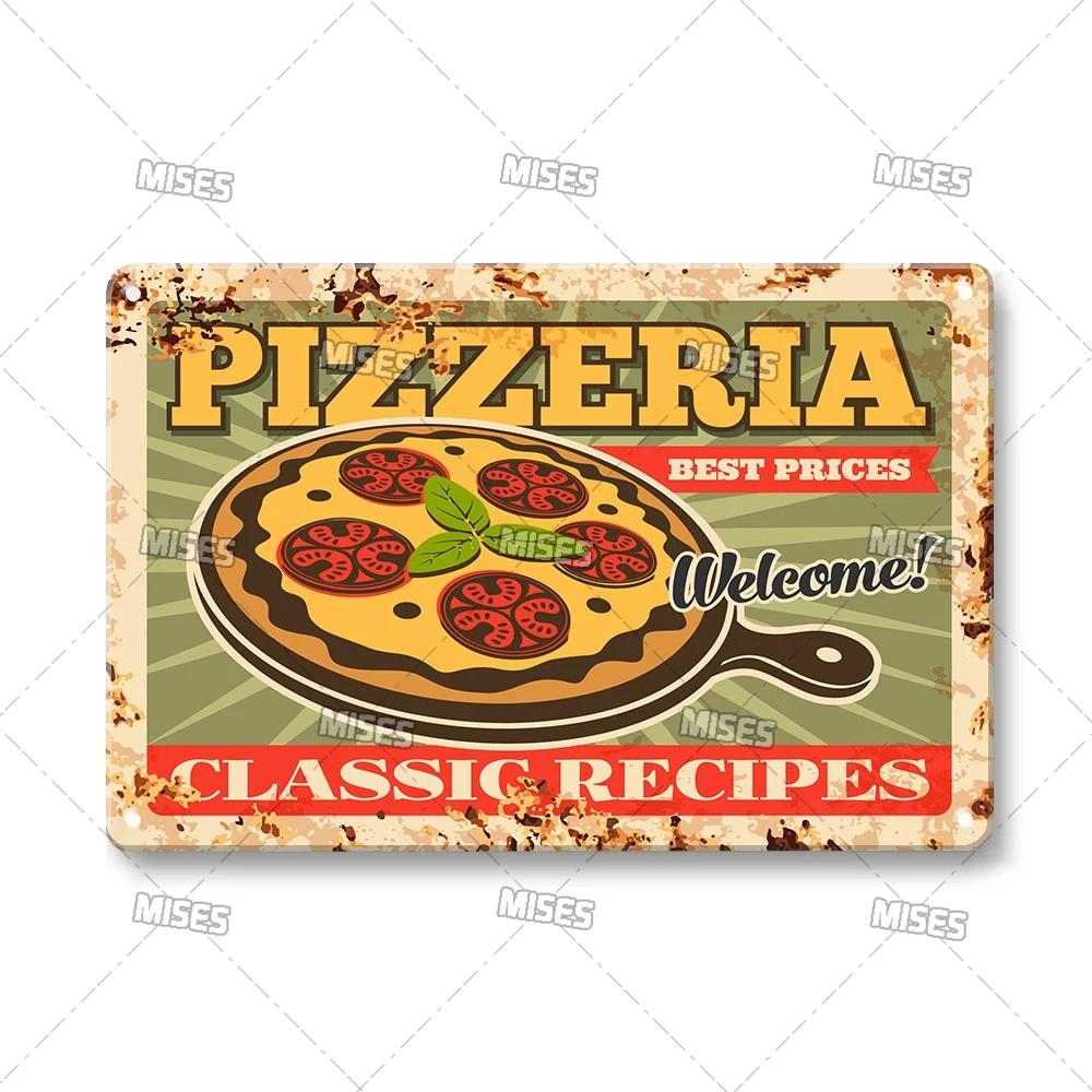 Food Metal Sign Kitchen Metal Poster Home Garage Man Cave Industrial Decor High-Quality Decorative Plate Metal Plaque