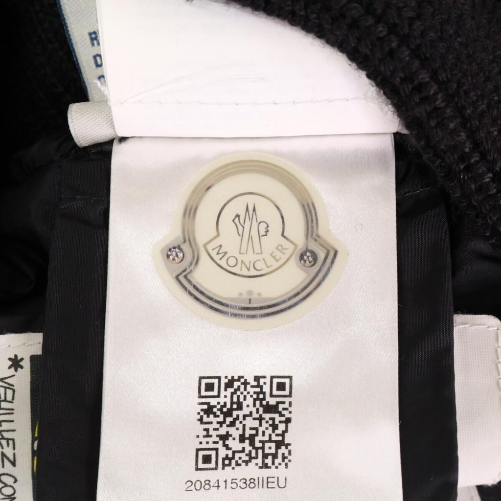 Moncler ТРИКОТАЖНЫЙ СВИТЕР КАРДИГАН на молнии Пуховик Куртка S черный Б/У