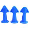 3Pcs/Set DIY Caulking Tool Blue Caulk Nozzle Applicator  for Kitchen Bathroom Window
