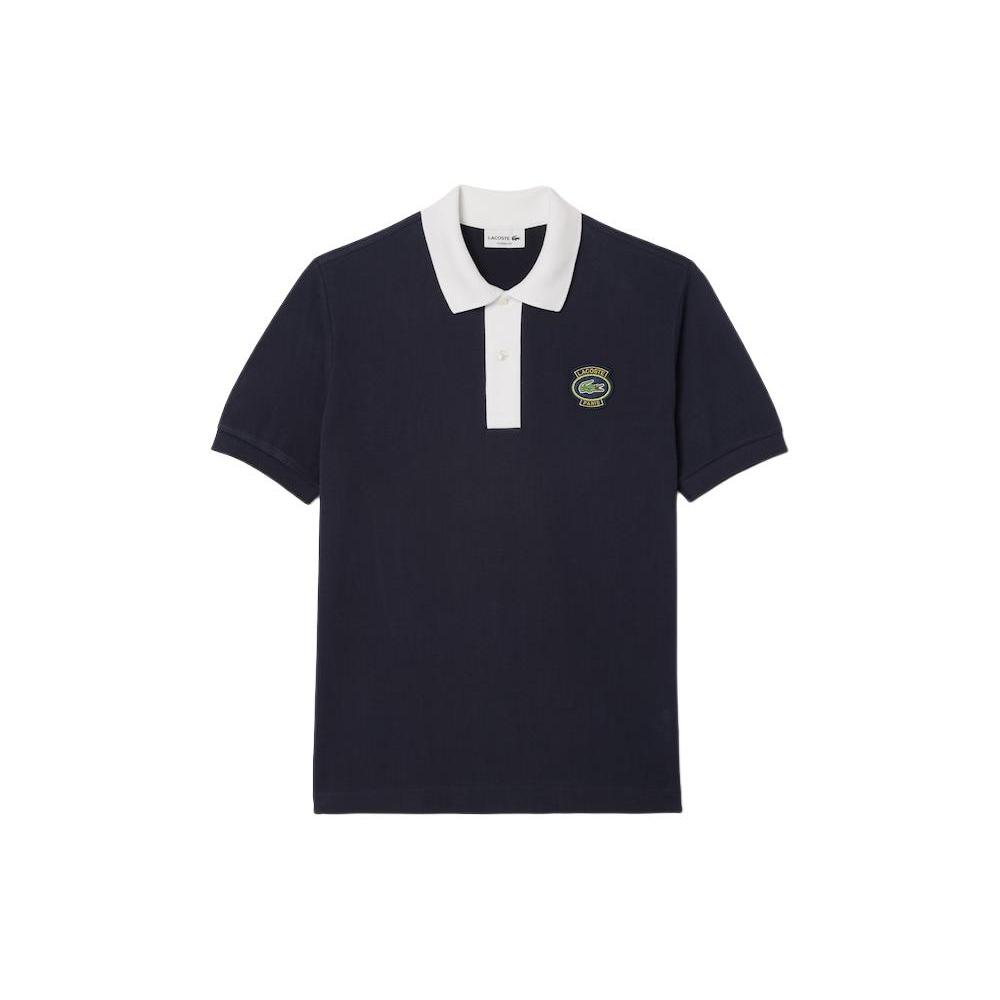 LACOSTE Polo Shirt Men's Marine Blue/White PH7369-EL5
