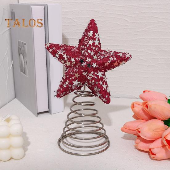 Патриотическая звезда-верхушка на елку 4 июля патриотическое украшение на елку 3D блестящая звезда-верхушка на елку для праздничной вечеринки в честь Дня независимости