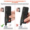 Yieryi Rechargeable Diamond Tester Pen Moissanite High Accuracy Jewelry Selector Tool with UV Light Type-C for Gemstone Stone