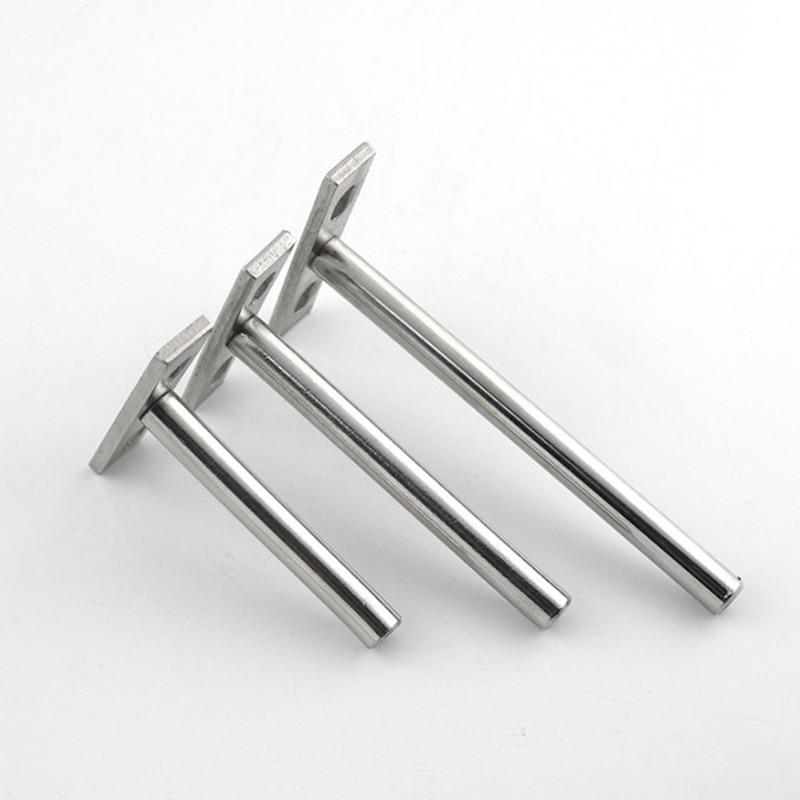 1 шт. 3/4/5/6 дюймов Серебряный Металлический Складной Кронштейн-Поддержка Полки Скрытые Плавающие Настенные Кронштейны-Поддержка Для Тяжелых Условий