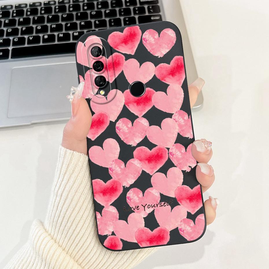 Beautiful Floral Painting Phone Case For Huawei Y6P 2020 / Y7P 2020 Soft Silicone Shockproof Cover For Huawei Y6p Y7p Bumpers