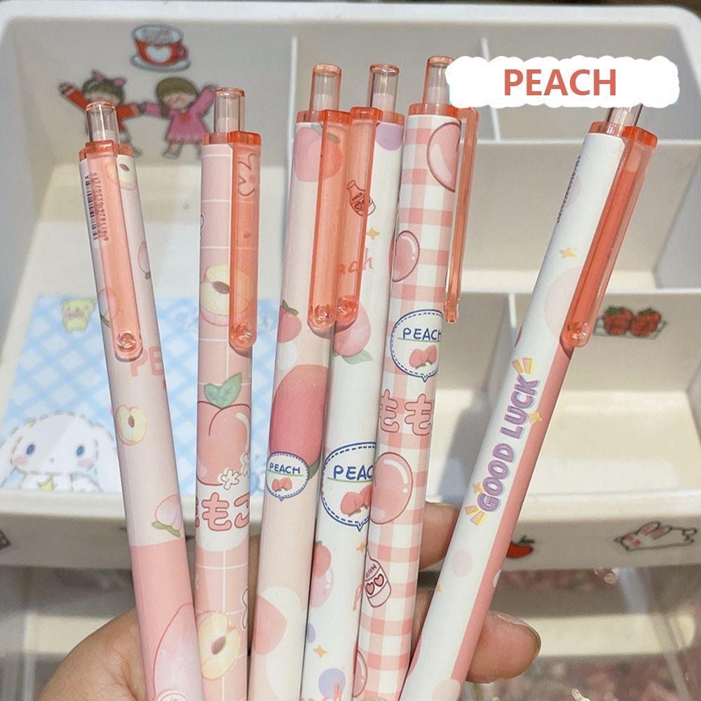 Peach Learning Office Supplies Stationery Press Gel Pens Ballpoint Pen Bear Rollerball Pen