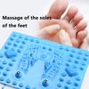 Professional Durable Finger Pressure Plate Reflexology Foot Massage Pad Toe Pressure Blood Circulation Plate Mat For Massager