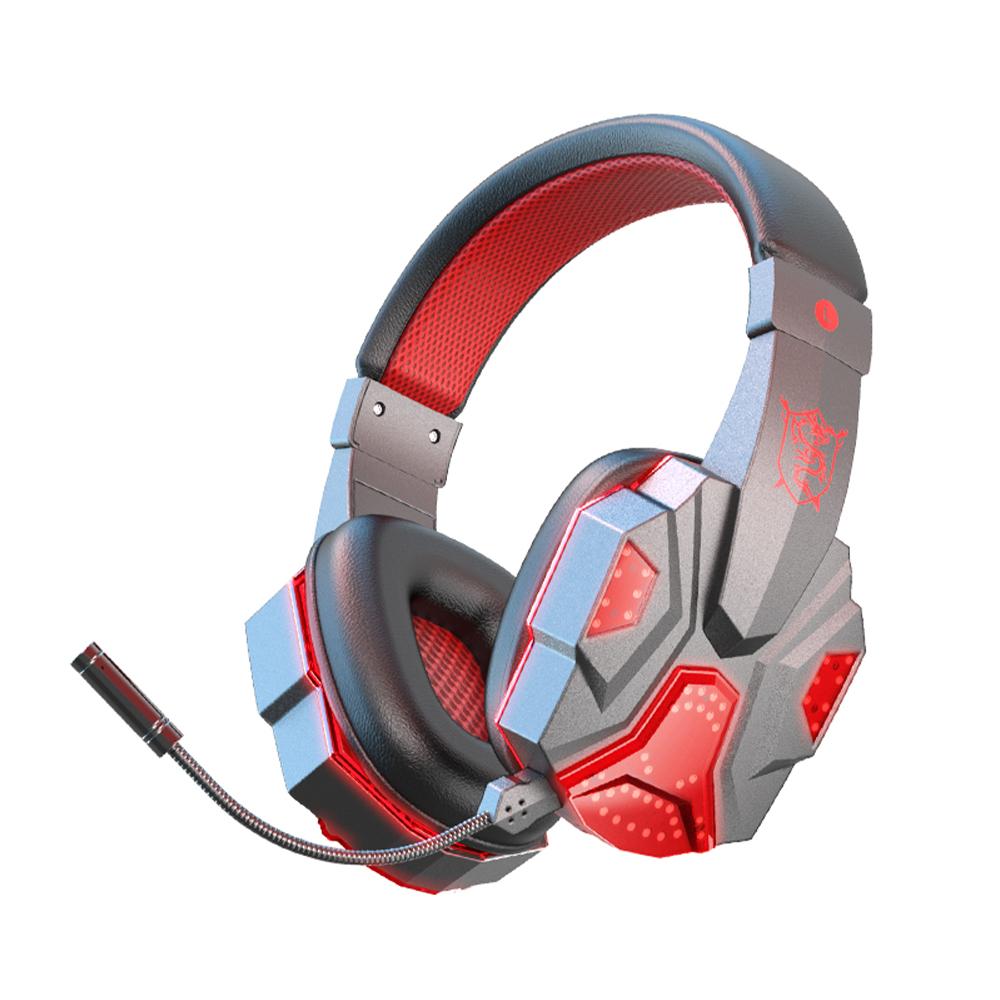 SY-T830 беспроводные игровые наушники Bluetooth 5.1 с мощными басами, стереонаушники с шумоподавлением, шлем с микрофоном, игровая гарнитура с низкой задержкой