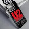 Band U-U2 Phone Case For iPhone 17,16,15,14,13,12,11 Plus,Pro Max,Colored Silver Phone Case