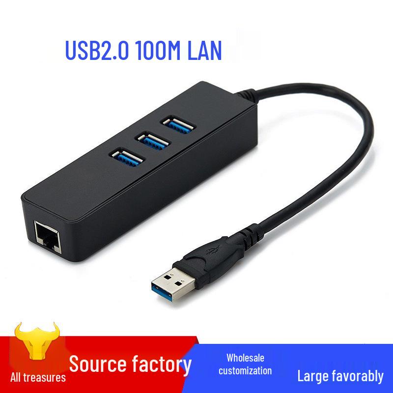 USB-концентратор-разветвитель USB 3.0 с портом RJ45 Gigabit Ethernet Type-C для цифровых аксессуаров