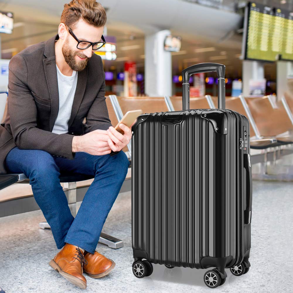 Carry Carry Ultra Double 360 Degree TSA Zipper Business Trip Size [VARNIC] Suitcase, Bag, Case, Carry-on, Lightweight, Large, Quiet, Casters,