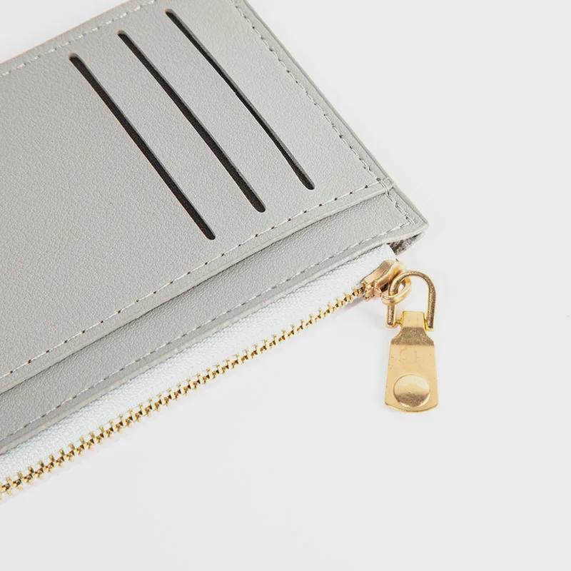 Сумка для монет на молнии для девочек 2022 года с отделениями для нескольких карт — корейский стиль