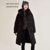 Women's Hooded Mid-Length Thick Down Jacket