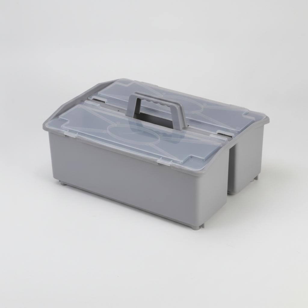 Cleaning Organizer with Handle Sturdy Utility Organizer Basket Plastic Basket with Handle Lightweight Container Compact
