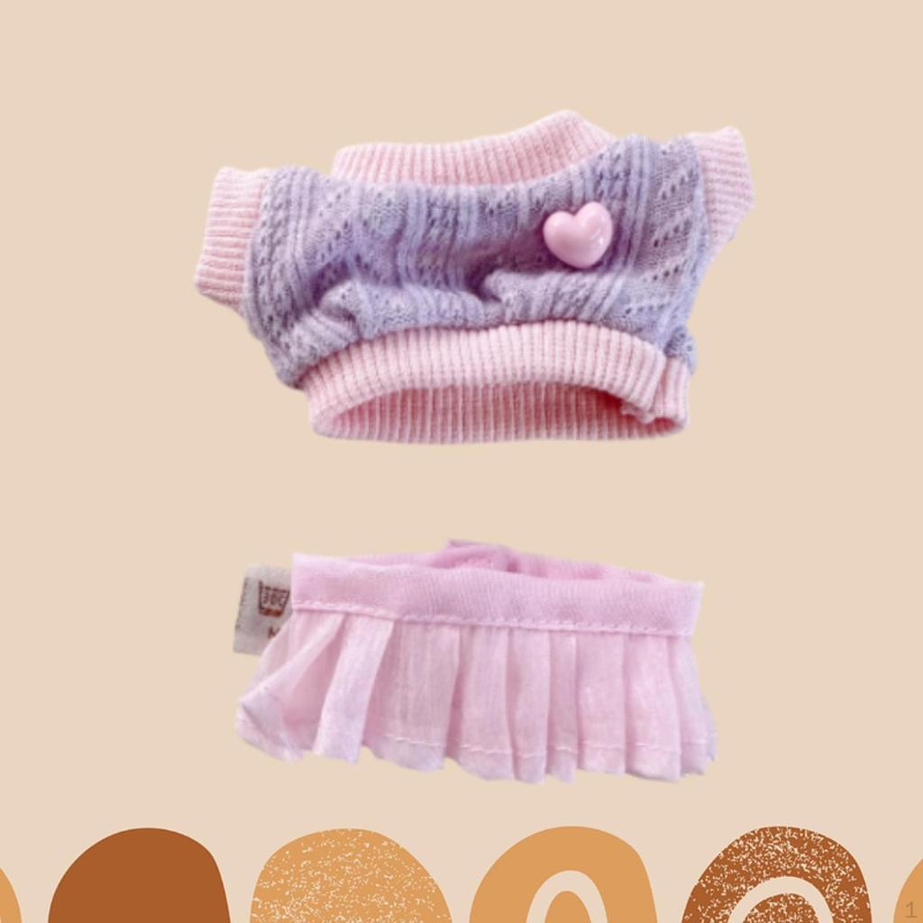 Мягкая кукла одежда фото реквизит сделай сам образовательная одежда для 17см 15см розовый