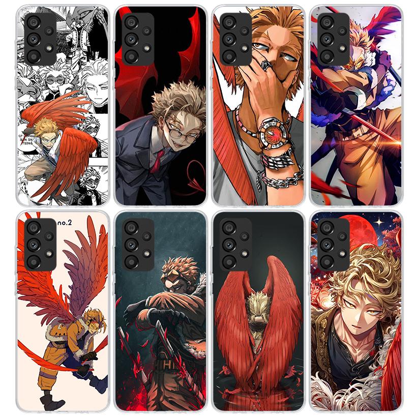Чехол для телефона Hawks MHA My Hero A-Academy для Samsung Galaxy A17 A57 A37 A16 A26 A36 A56 A15 A25 A35 A55 A14 A13 A54 A53 A34 A24 A3