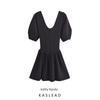 Kaslead New Arrival Women's Fashion Style Fashion Silm Round Neck Fit Skirt 5584316