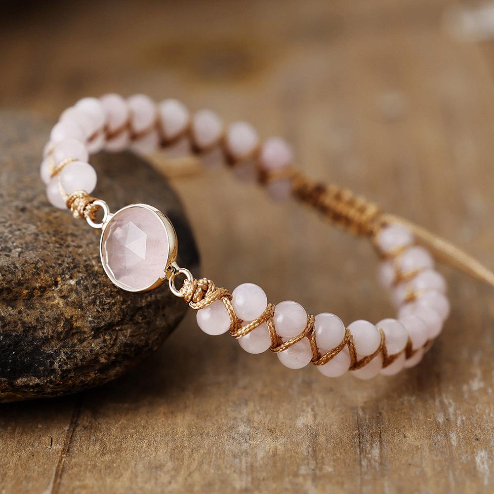 Luxury European and American e-commerce popular jewelry African pine double-layer hand-woven friendship bracelet adjustable bracelet