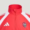 Adidas Jackets Unisex Bright Red/White Stand Collar Moderate Other
