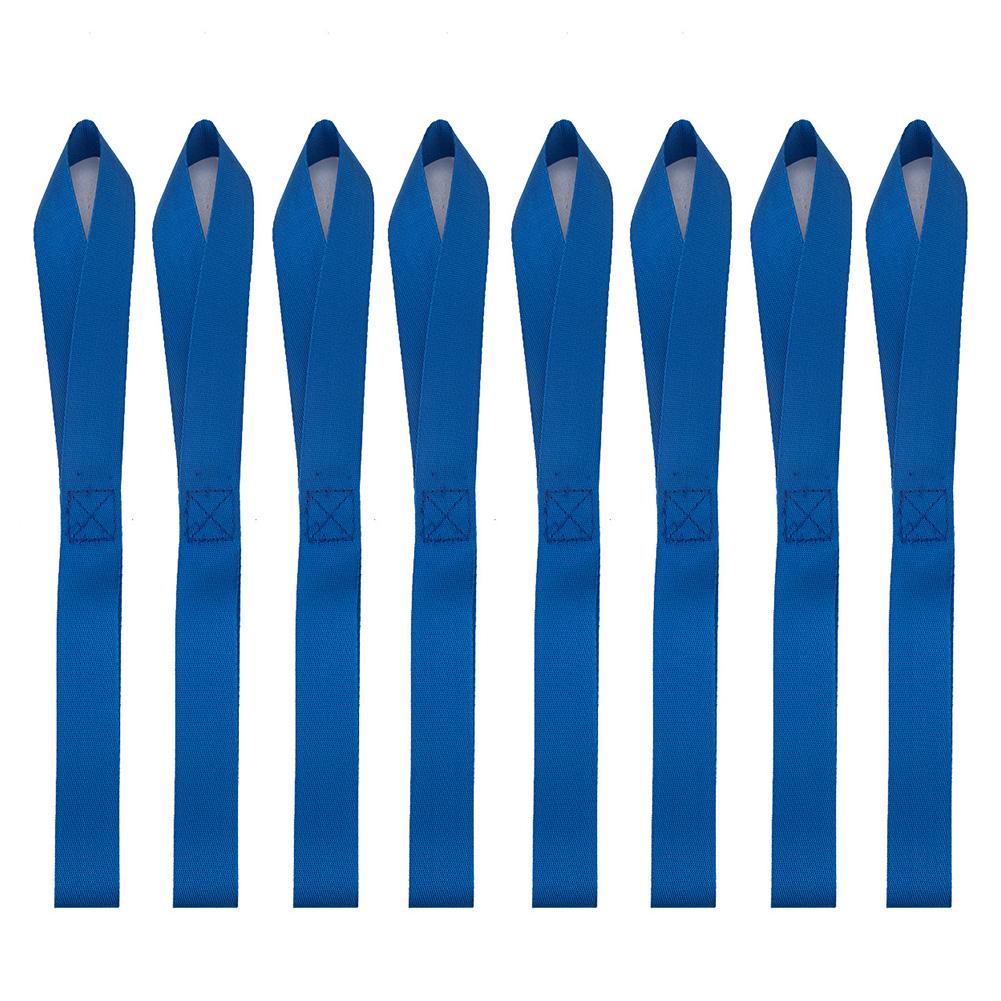 8 шт. мотоциклетных нейлоновых мягких ремней-петлей 13x1 дюйм 49N растягивающиеся фиксирующие аксессуары для мотоциклов ATV UTV