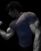Мужская спортивная футболка BreatheDivinity с быстрой сушкой, темный стиль