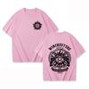 2026 Oversized Vintage Gothic Dark Emblem Graphic Tshirt Unisex Loose Fit Retro Badge Print Urban Street Style Casual Tees