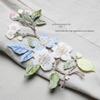 Colorful Small Floral Embroidered Patch, Chinese Style, Iron-On DIY Clothing Decoration