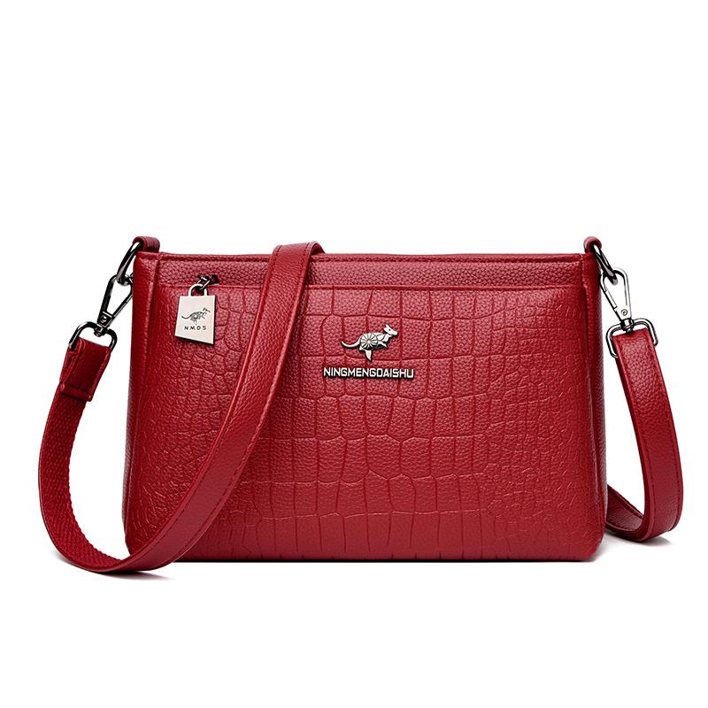 Leather Shoulder Bag for Women Crossbody Bag Bags Bags High Quality Luxury Designer Feminine Ladies