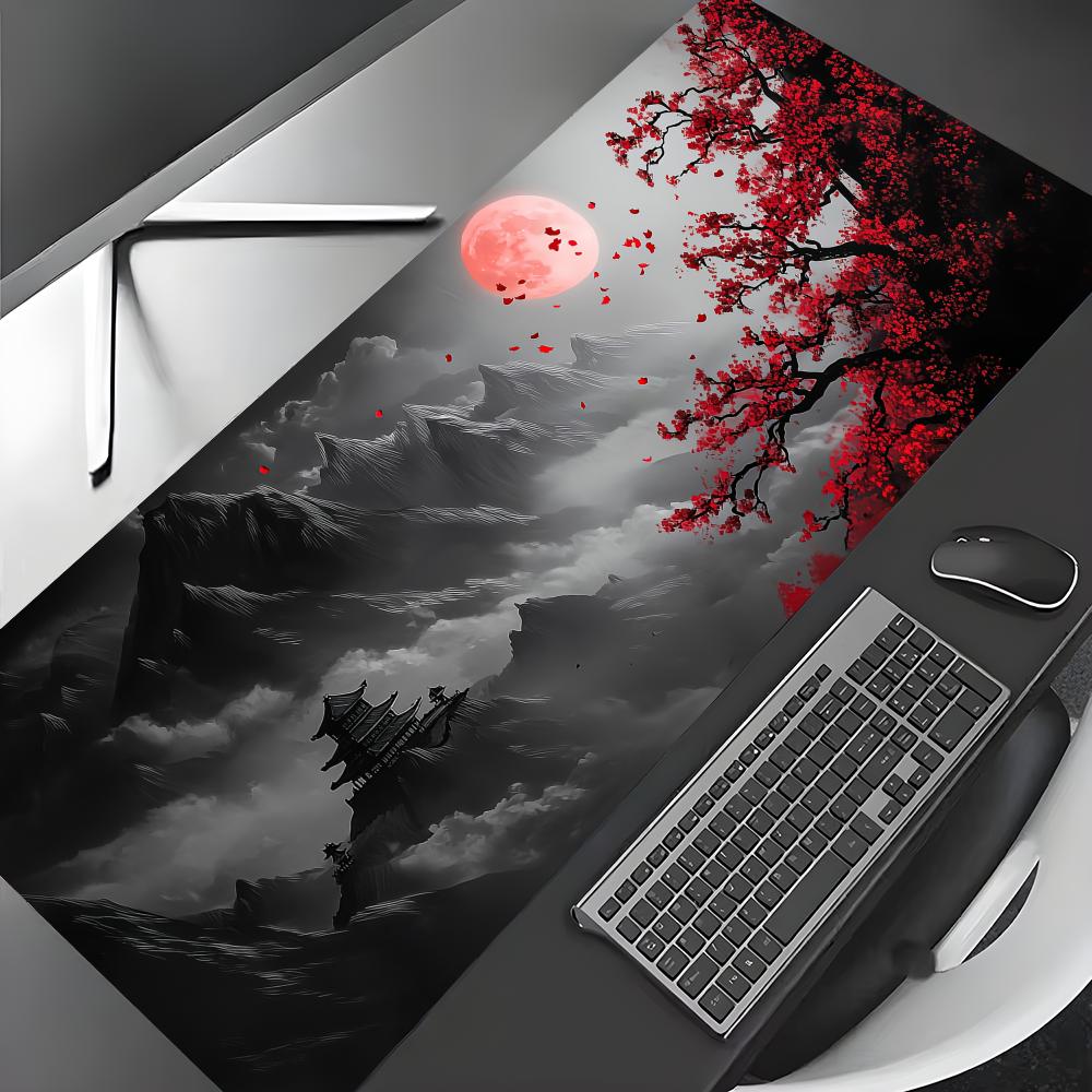 Digital Art Fantasy Landscape Mouse Pad Gaming Mats Nonslip Desk Mat Mouse Carpet With Stitched Edge Hd Printing Office Mat
