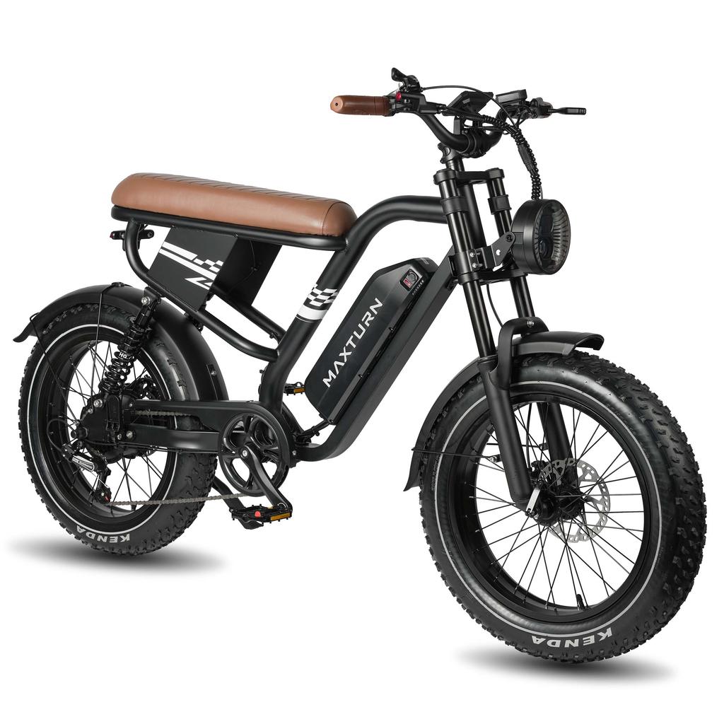 MAXTURN MX10 500 Вт Городской Электровелосипед, 20-дюймовый, 7-скоростная система трансмиссии, с максимальным запасом хода до 70 км.
