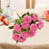 Искусственный цветок гвоздики со стеблем, центральная часть домашнего офиса, стол 10, свадебный искусственный цветок