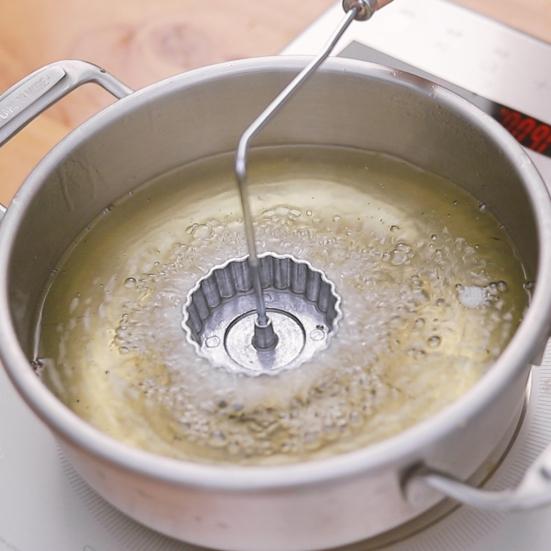 Frying Mold Set with Long Handle Non-Stick Shredded Carrot Shrimp Patty Spoon Waffle Cooking Stamp Cookie Press Mold Stainless Steel Kitchen Baking