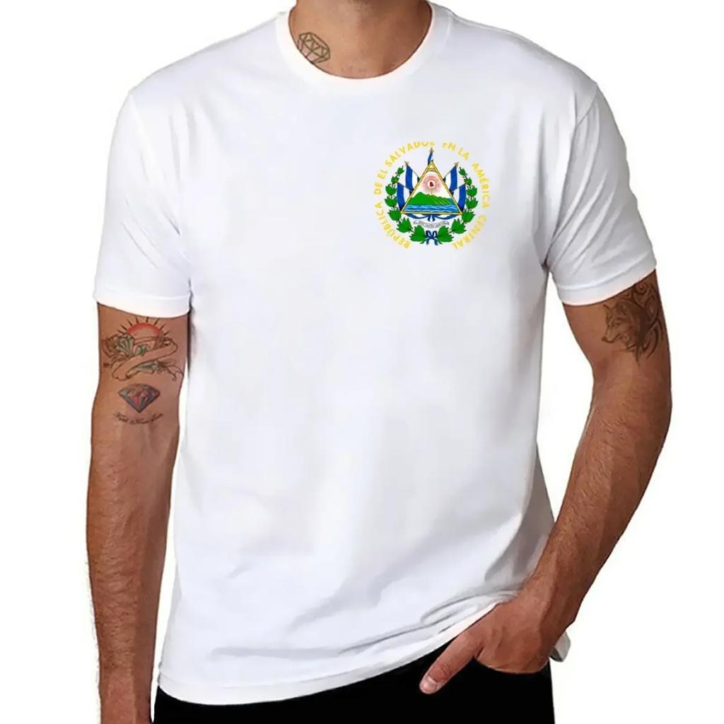 El Salvador Flag Symbol Salvadoreno T-Shirt tees kawaii clothes mens big and tall t shirts
