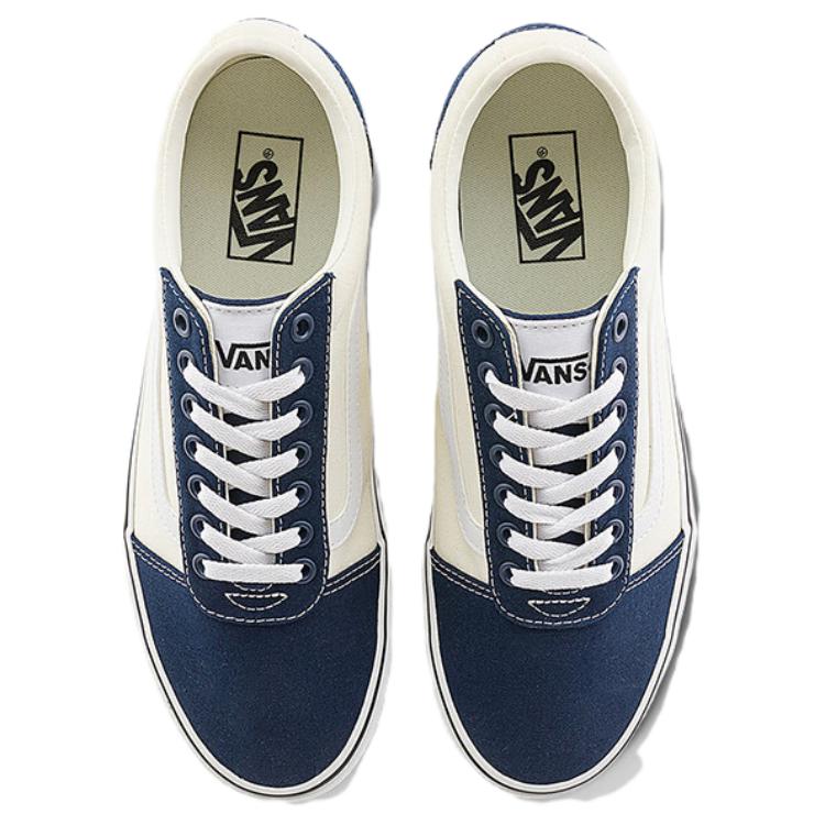 Vans Ward Simple Low Top Canvas Shoes Men Sneakers Blue White VN0A38DM5S2