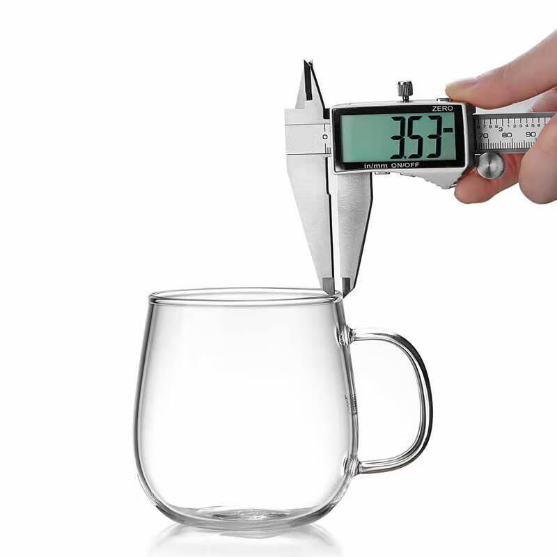 520ml Heat-Resistant Glass Tea Infuser Mug with Lid and Handle