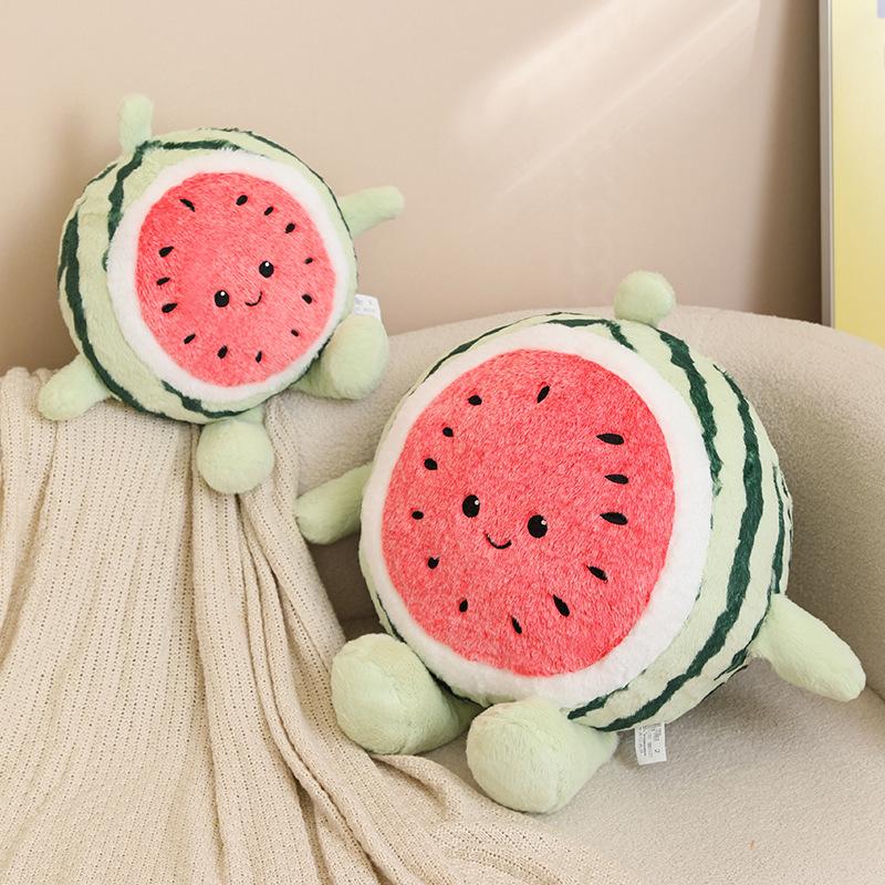 Plush Watermelon Cute Toy Birthday Gift Sofa Stuffed Doll Kids Room Decorations