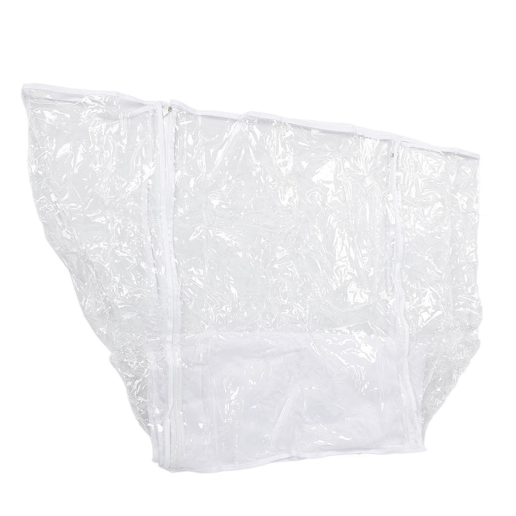 Sheet Pan Rack Cover Transparent Foldable PVC Foodservice Bread Rack Cover for Home Kitchen