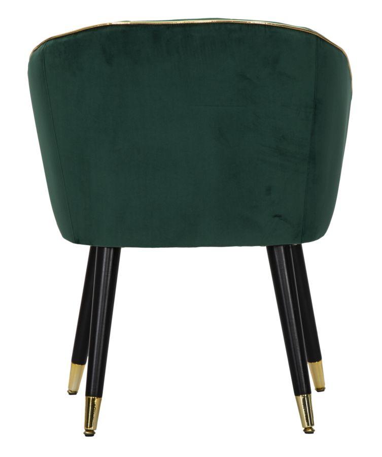 Armchair Paris Green Gold Cm 62X58X78
