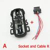 Car Tail Light Bulb Plug Holder Board Rear Break Lamp Socket Connector With Plug For BMW X1 F48 F49 2016 2017 2018 2019